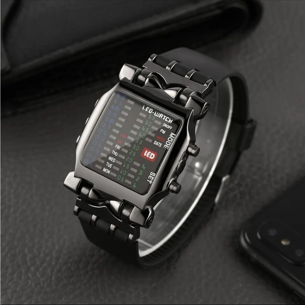LED Multifunction Electronics Watch - Picture 5 of 12